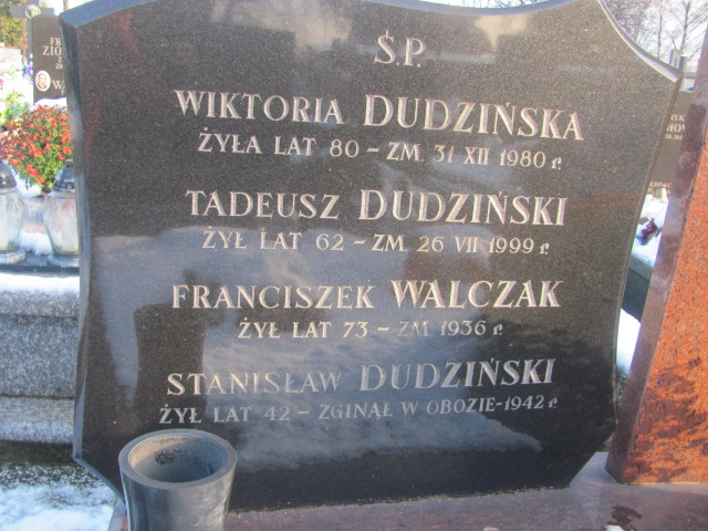 Tadeusz Dudziński 1931 Ząbki Św. Trójcy - Grobonet - Wyszukiwarka osób pochowanych