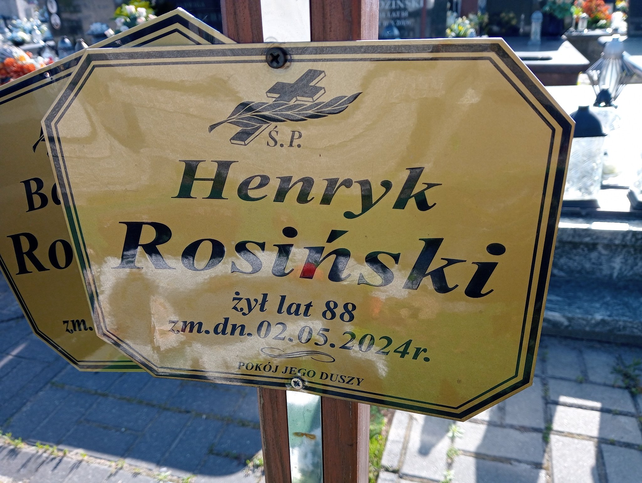 Henryk Rosiński Ząbki Św. Trójcy - Grobonet - Wyszukiwarka osób pochowanych