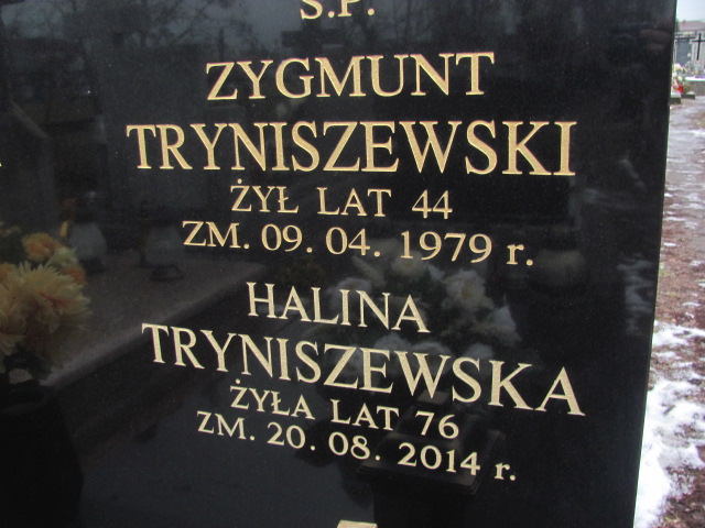 Grób Halina Tryniszewska