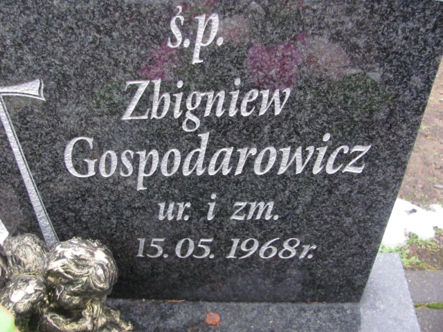 Zbigniew Gospodarowicz 1968 Ząbki Św. Trójcy - Grobonet - Wyszukiwarka osób pochowanych