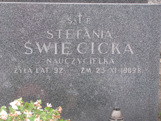 Stefania ŚwięciCka 1896 Ząbki Św. Trójcy - Grobonet - Wyszukiwarka osób pochowanych