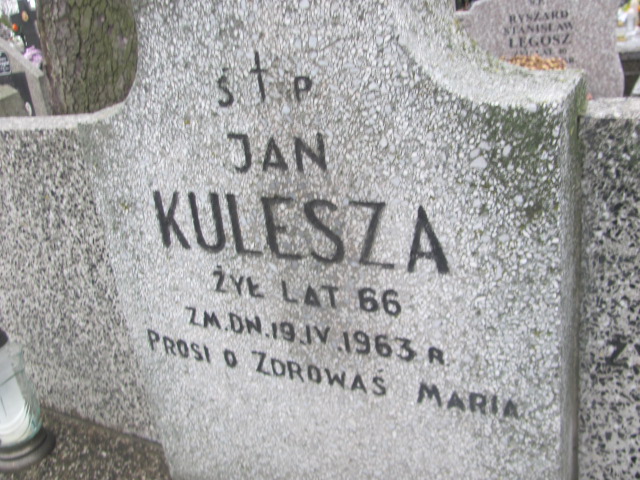 Jan Kulesza 1897 Ząbki Św. Trójcy - Grobonet - Wyszukiwarka osób pochowanych