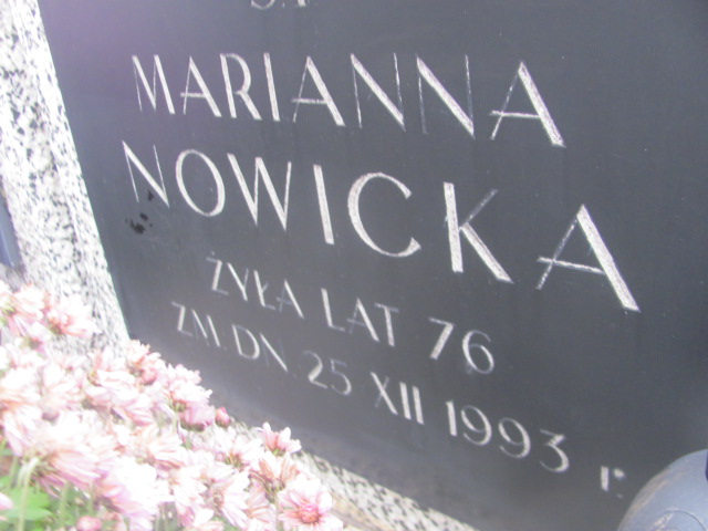 Marianna Nowicka Ząbki Św. Trójcy - Grobonet - Wyszukiwarka osób pochowanych