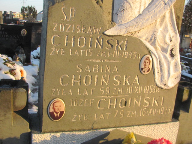 Józef Choiński 1897 Ząbki Św. Trójcy - Grobonet - Wyszukiwarka osób pochowanych