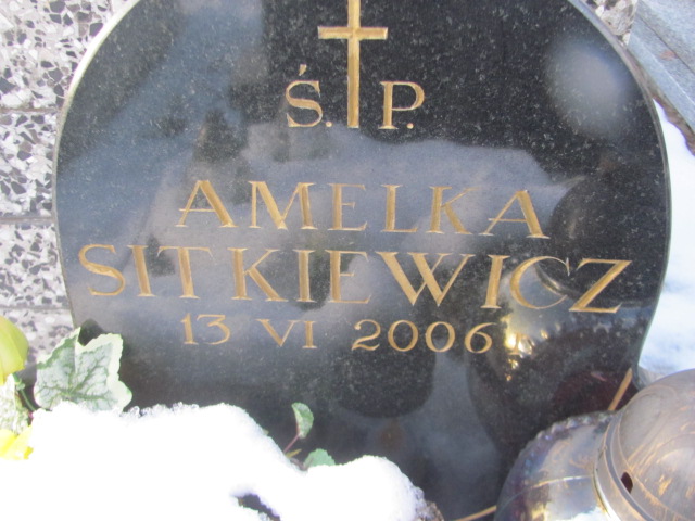 Amelia Sitkiewicz Ząbki Św. Trójcy - Grobonet - Wyszukiwarka osób pochowanych