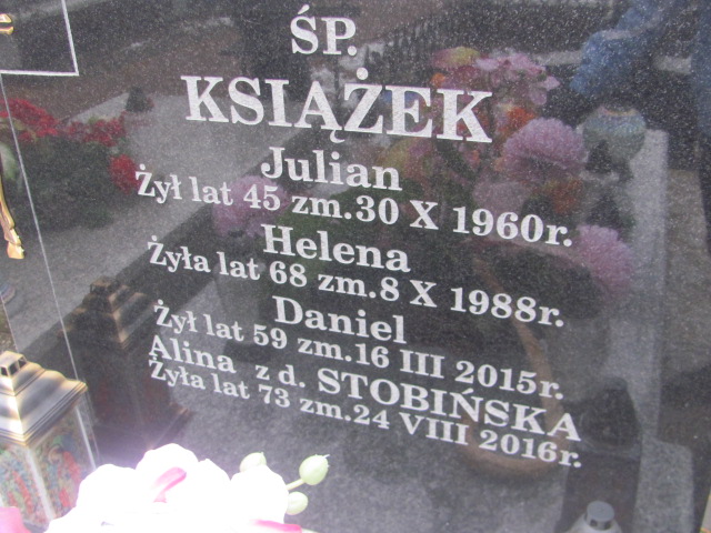 Daniel Andrzej Książek 1955 Ząbki Św. Trójcy - Grobonet - Wyszukiwarka osób pochowanych