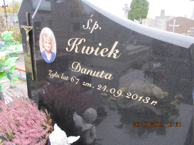 Danuta Kwiek Ząbki Św. Trójcy - Grobonet - Wyszukiwarka osób pochowanych
