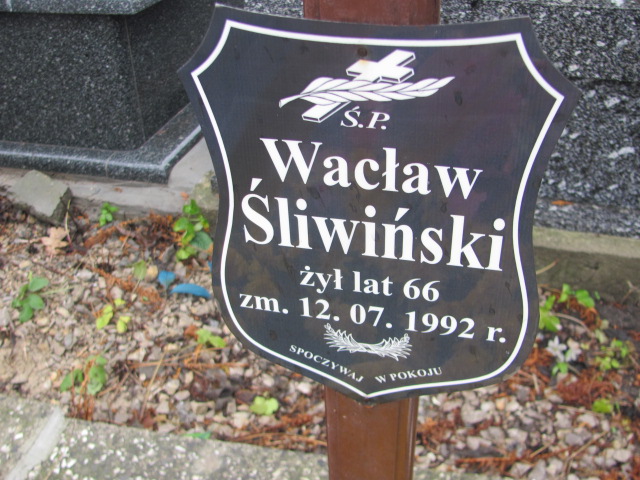 Wacław Śliwiński 1927 Ząbki Św. Trójcy - Grobonet - Wyszukiwarka osób pochowanych