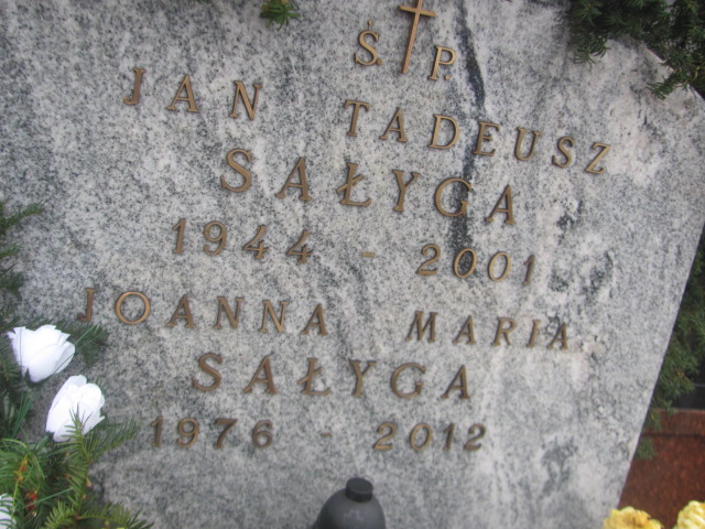 Joanna Maria Sałyga 1976 Ząbki Św. Trójcy - Grobonet - Wyszukiwarka osób pochowanych