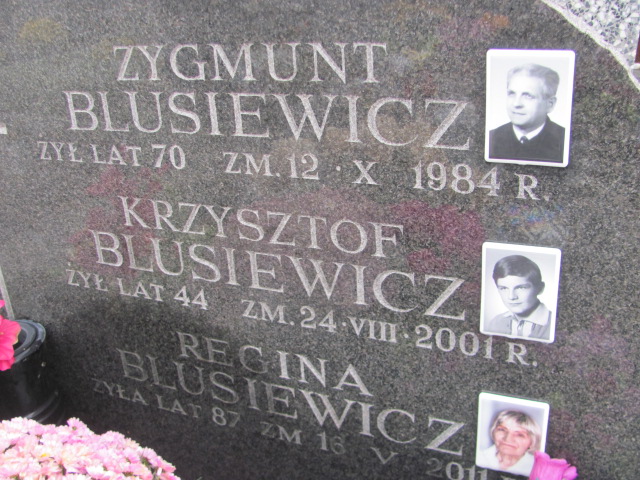 Regina Blusiewicz Ząbki Św. Trójcy - Grobonet - Wyszukiwarka osób pochowanych