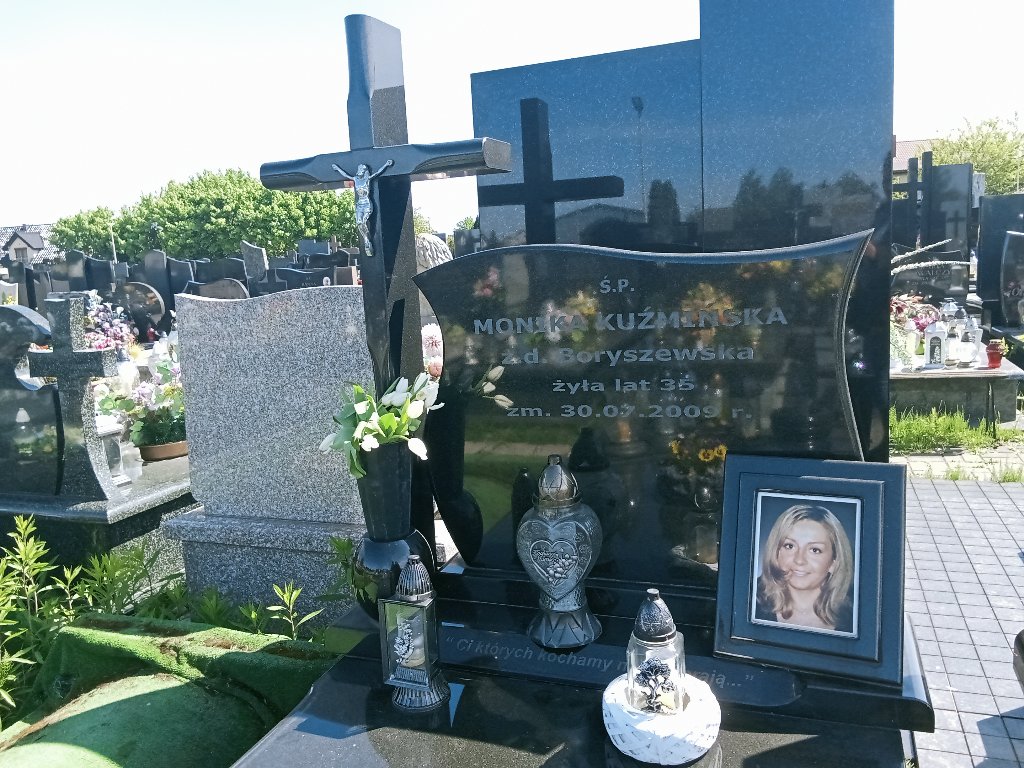 Monika Kuźmińska 1973 Ząbki Św. Trójcy - Grobonet - Wyszukiwarka osób pochowanych